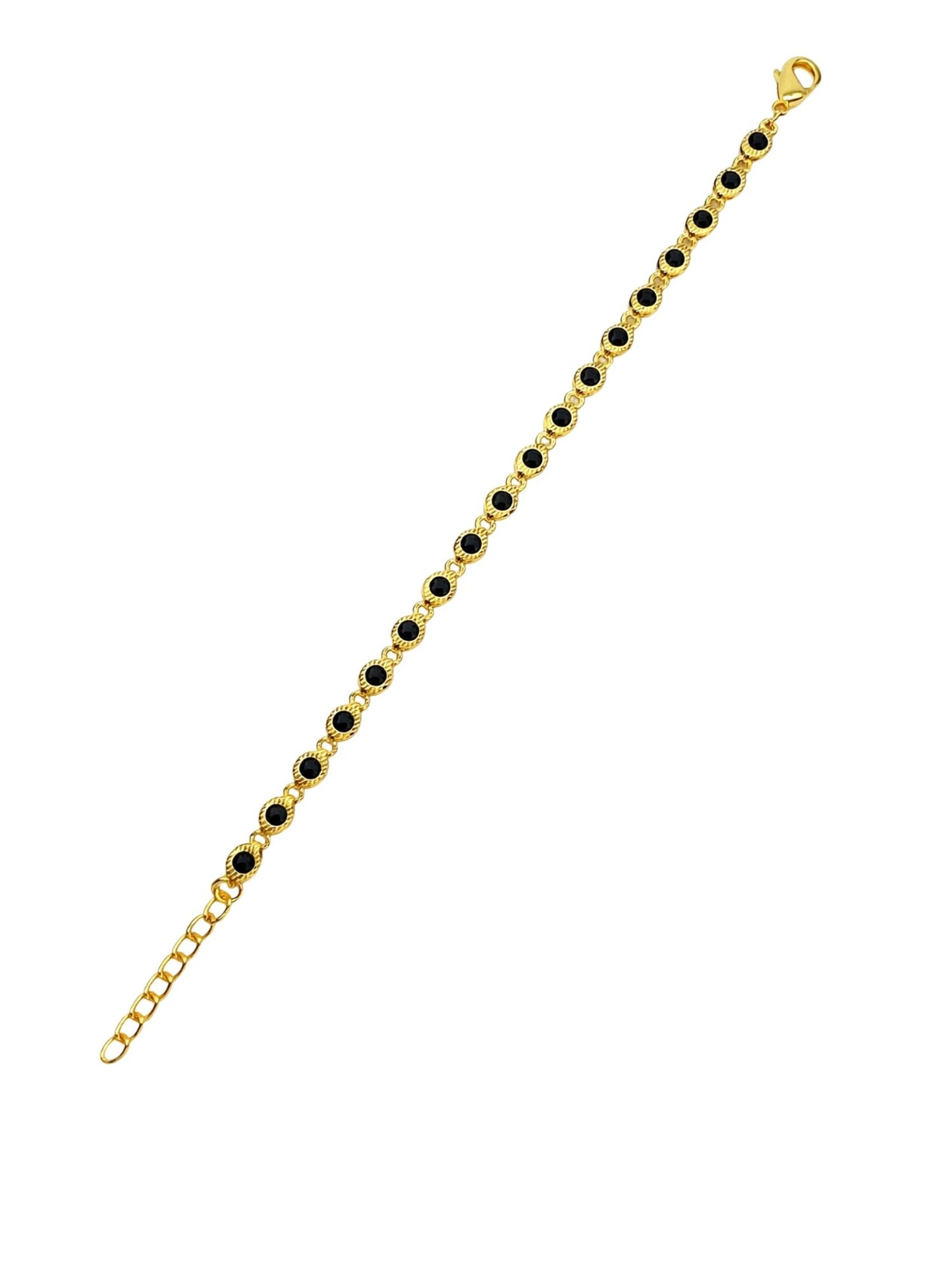 Gold Bracelet Black Stone Women|Lumba Rakhi Bhabhi Sister
