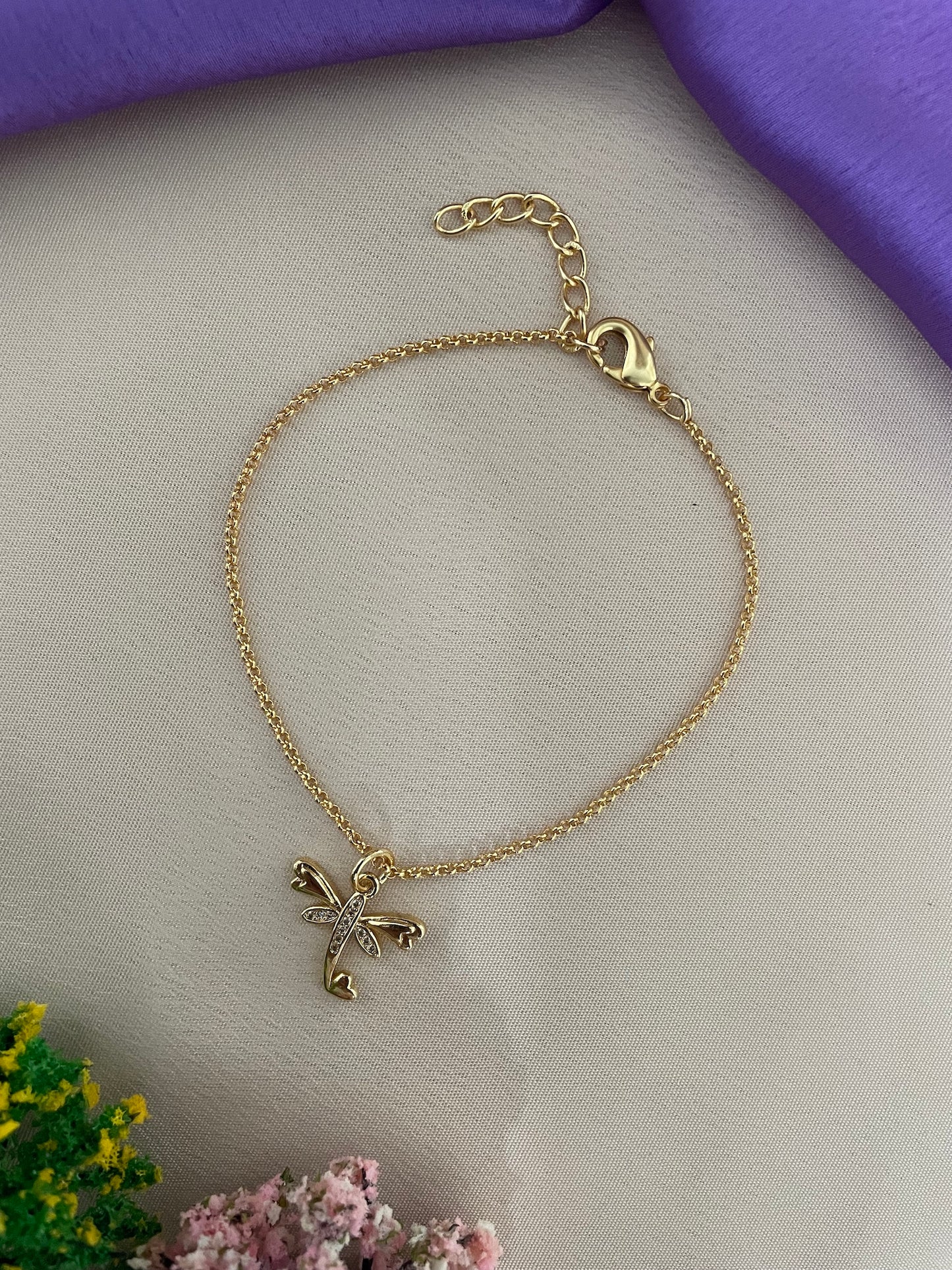 AD Butterfly Bracelet Lumba Rakhi