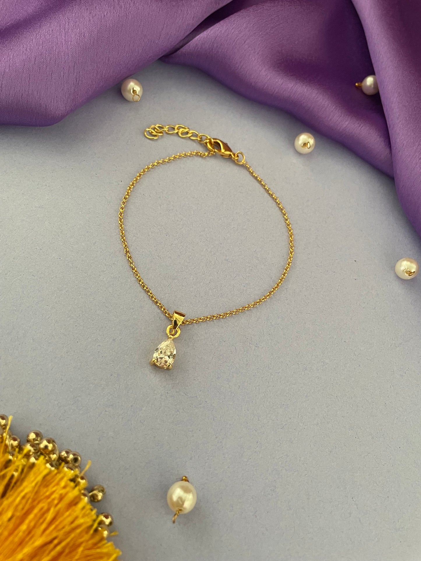 AD Drop Bracelet Lumba Rakhi