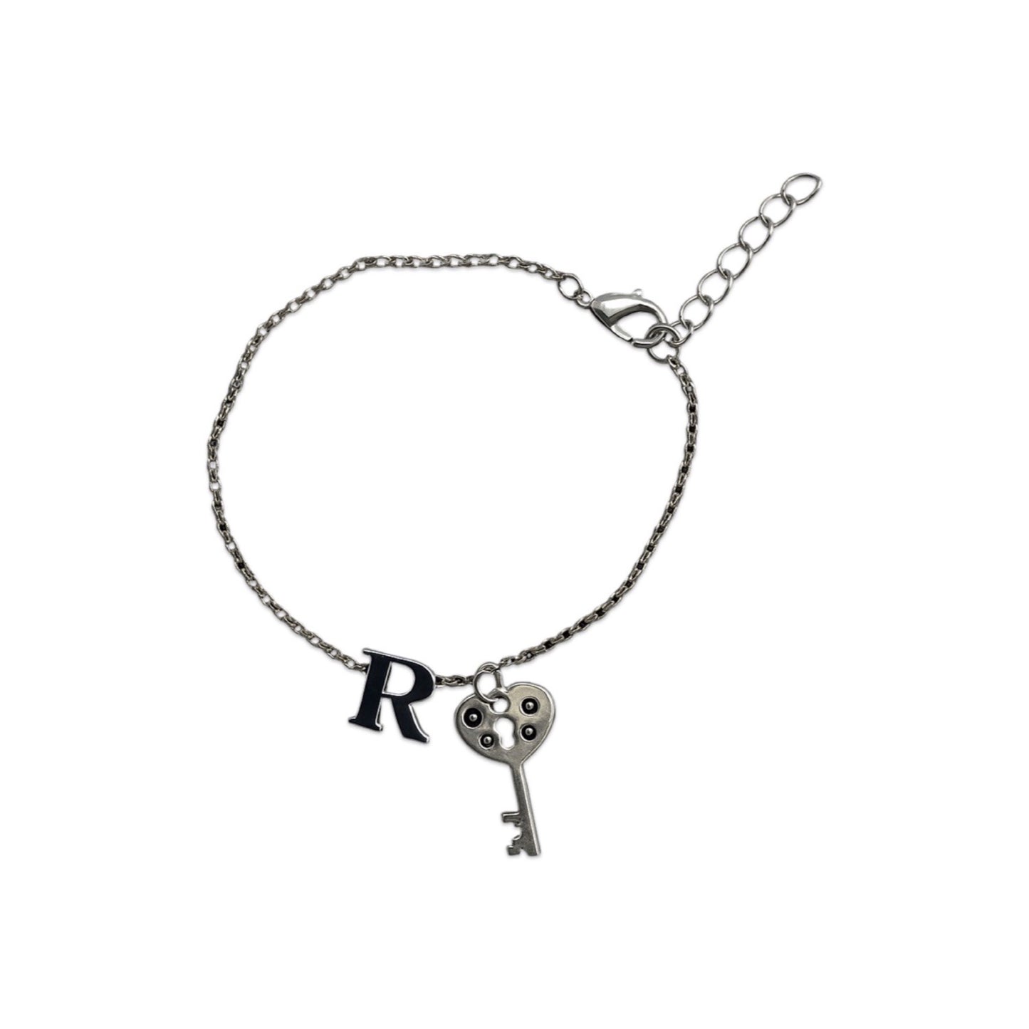 Lock & Key Charm Letter Bracelet Rakhi Lumba for Bhaiya & Bhabhi