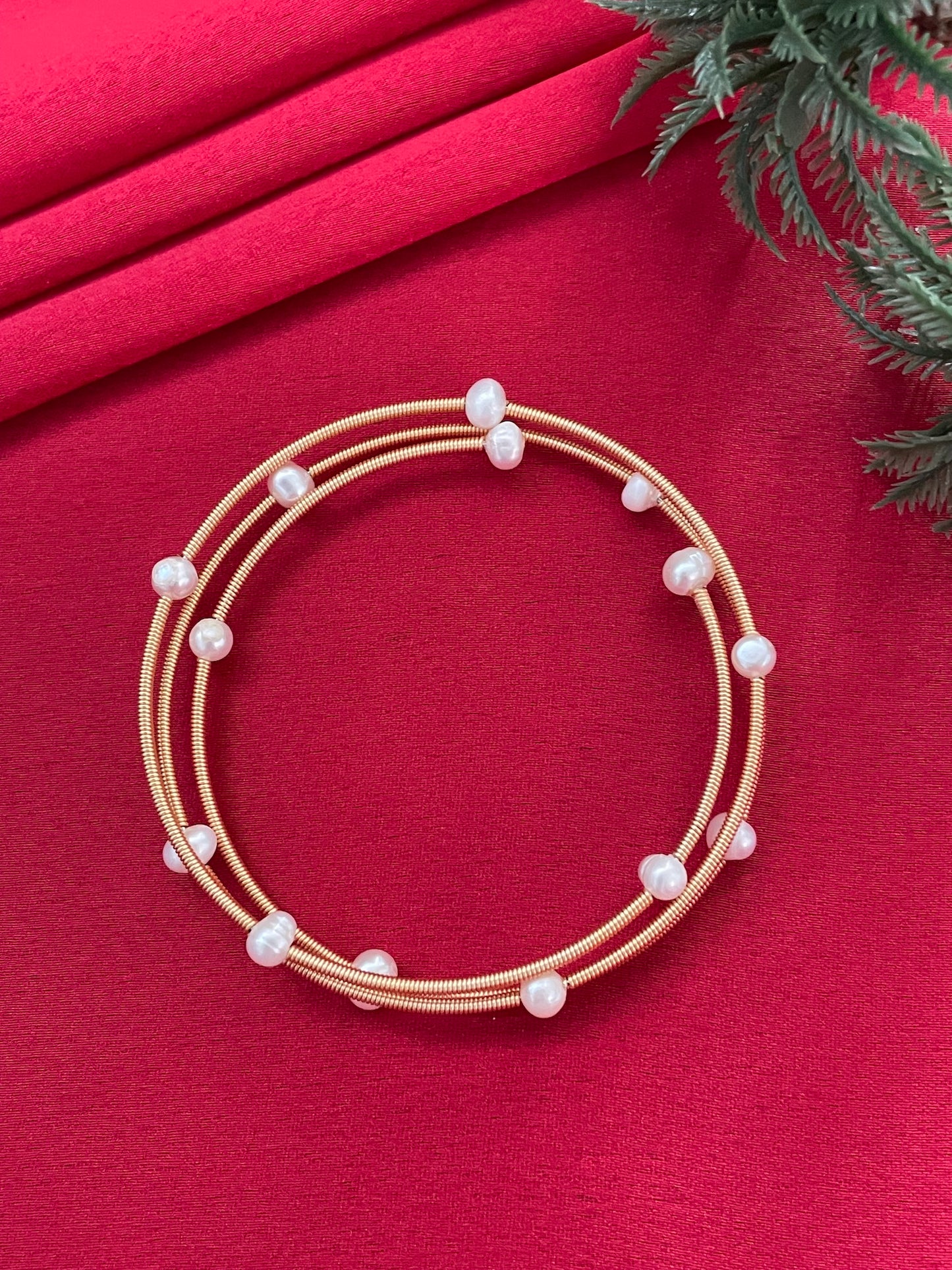Pearl Spring Lumba Rakhi Bracelet