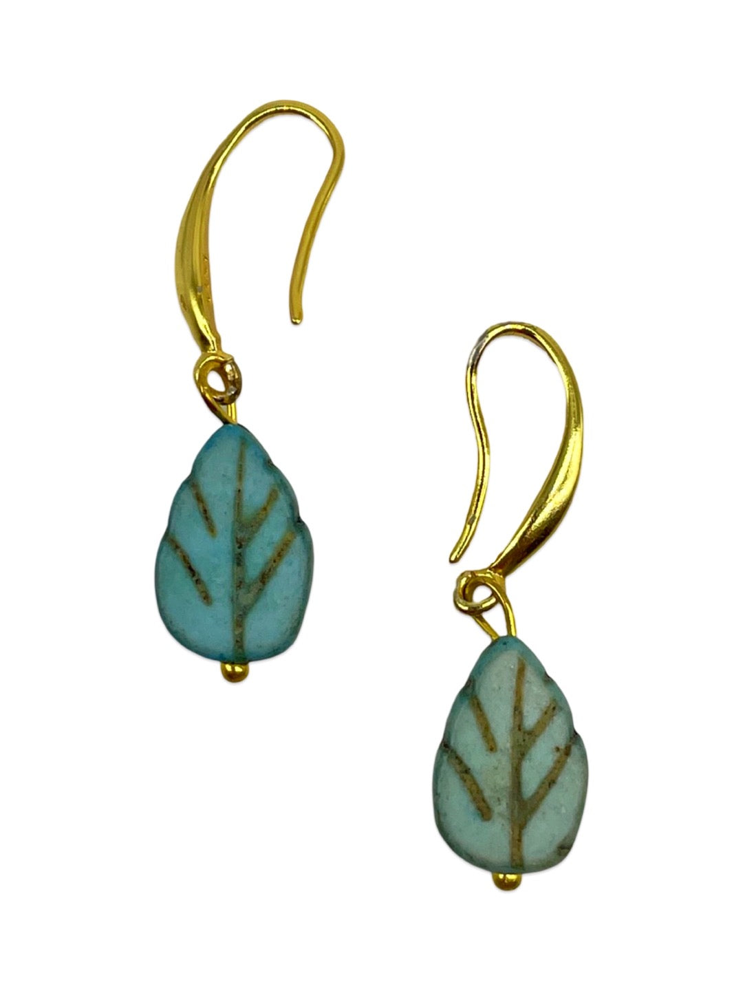 Mini Leaf Shape Design Dangler Earrings