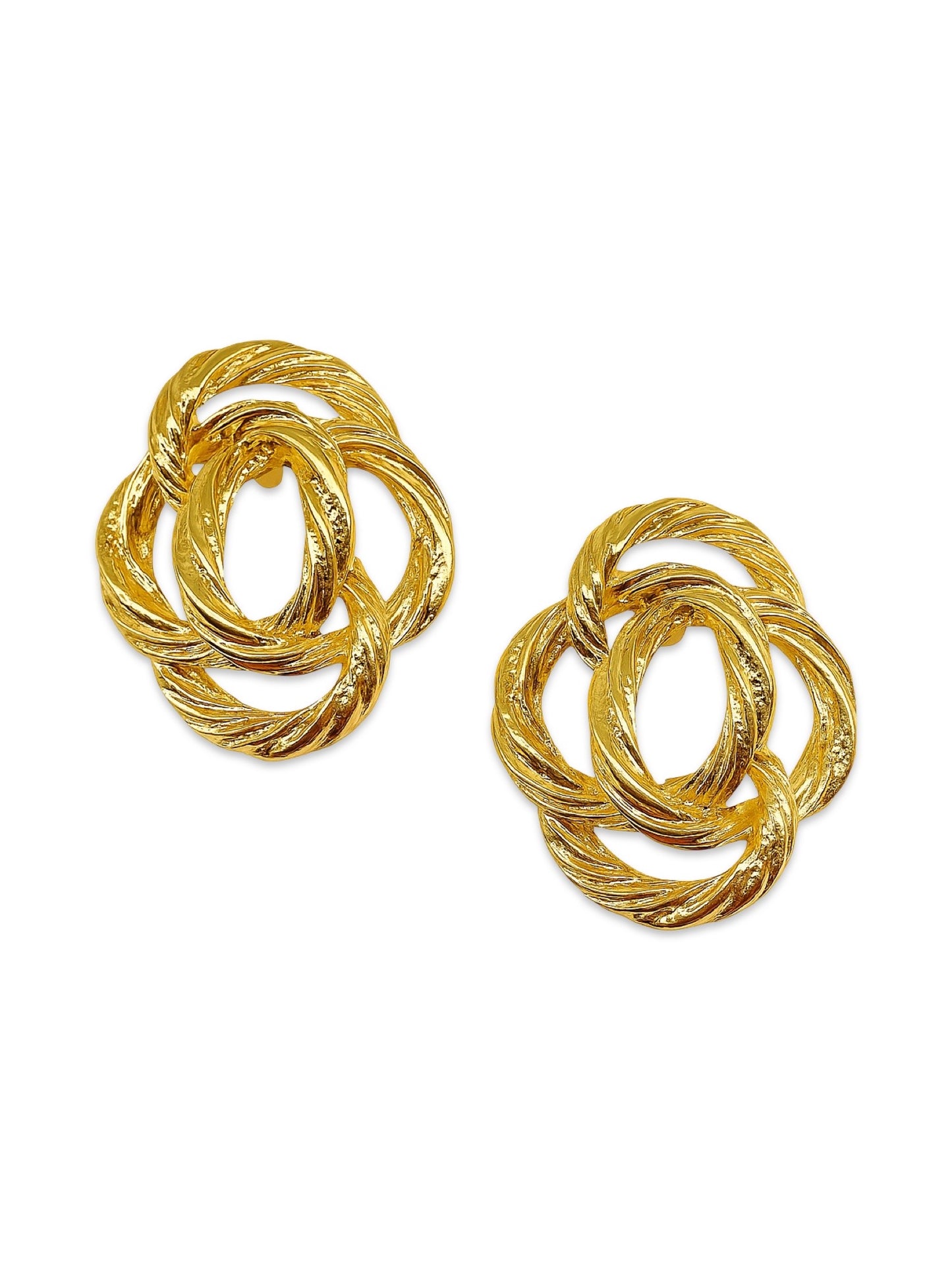 Spiral Snail Stud Design Western Earrings