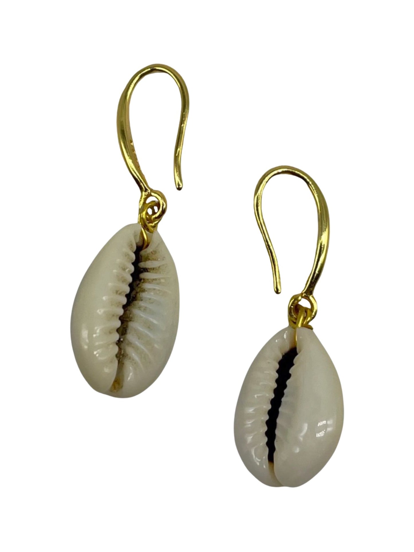 Gold Plated Shell Mini Earrings for Women