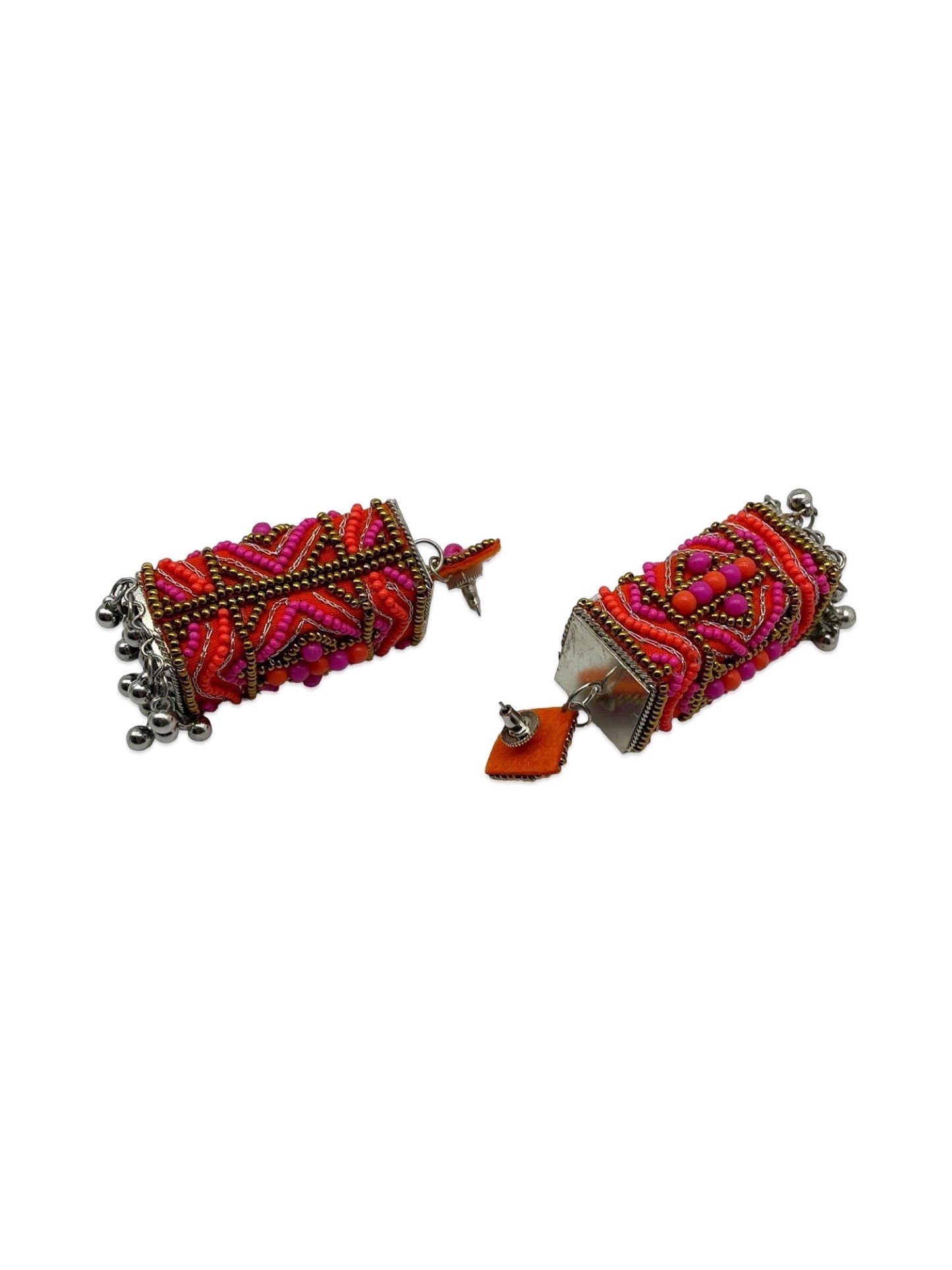 Boho Beaded Long Jhumka Earring Design