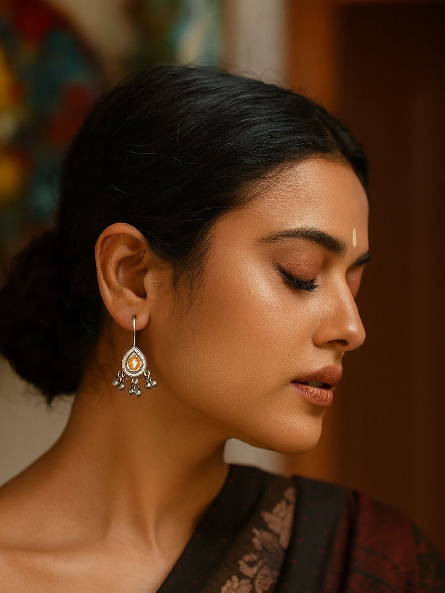 Dangler Afghani Jhumka Earrings Drop Designs With Ghungroo