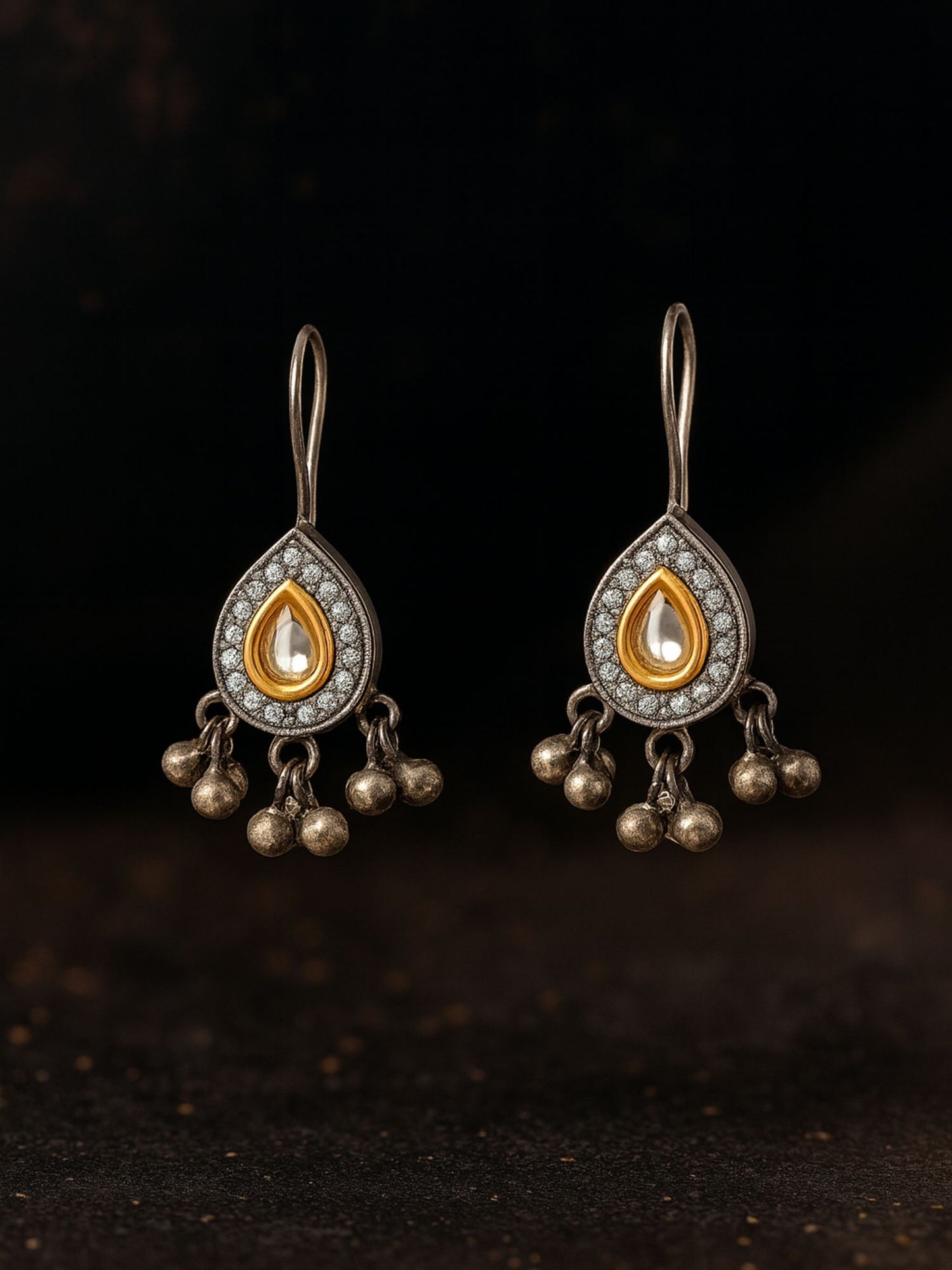 Dangler Afghani Jhumka Earrings Drop Designs With Ghungroo