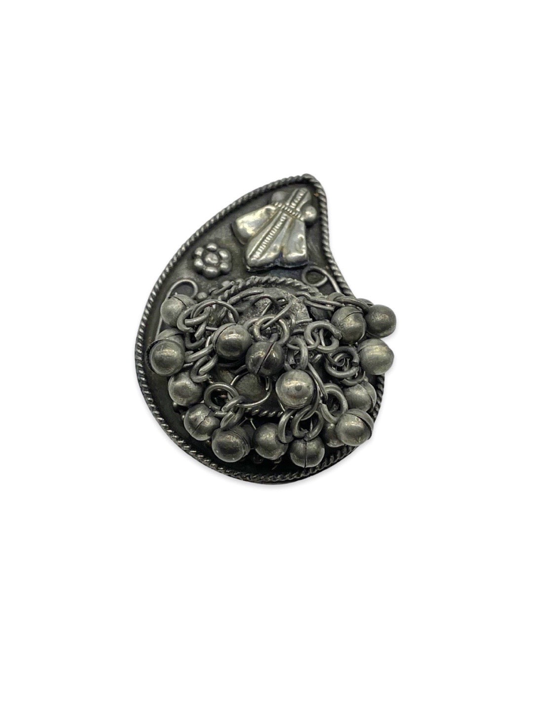 Ring Floral Paisley Design & Ghungroo