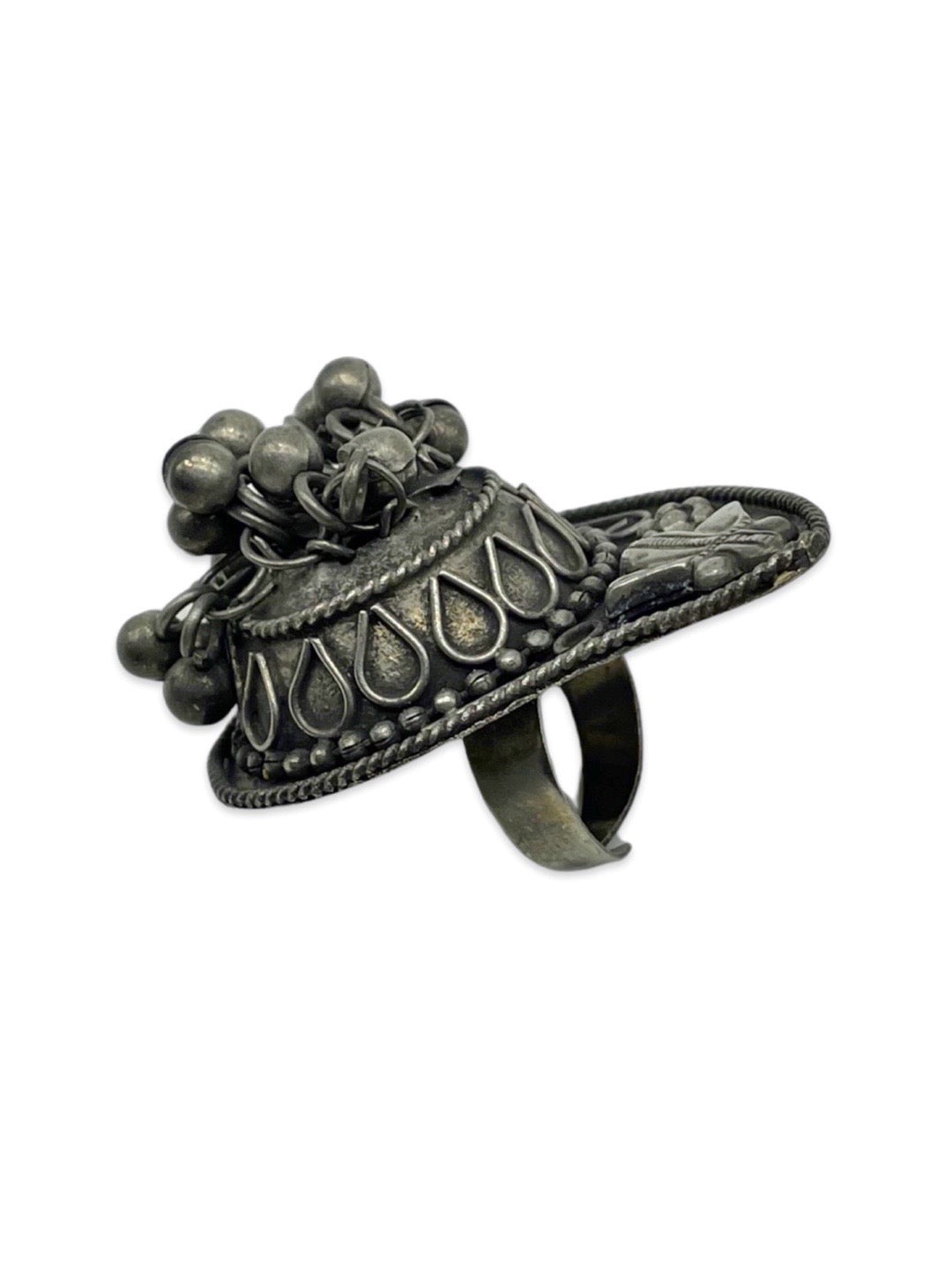 Ring Floral Paisley Design & Ghungroo