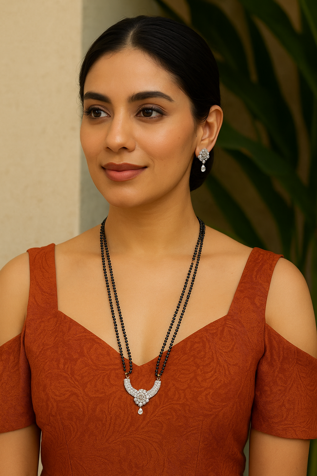 Combo Set of 4 American Diamond Mangalsura Sets