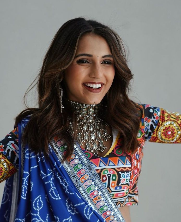 Masoom Minawala Oxidized Silver Afghani Choker and Earring Set