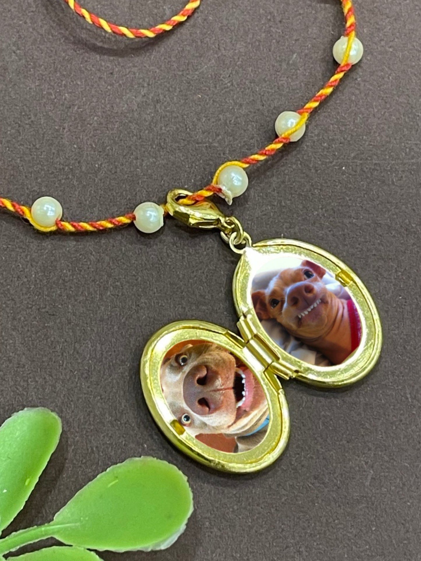 (Set of 2) Photo Frame/Lumba & Rakhi +2 Free Chains