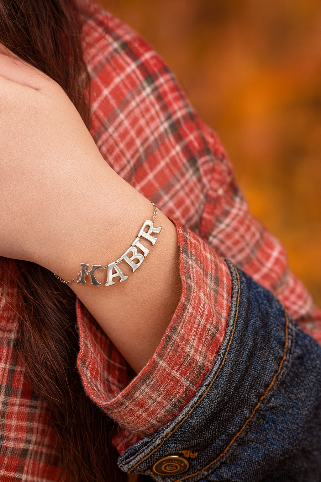 Custom Silver-Plated Personalized Name Bracelets