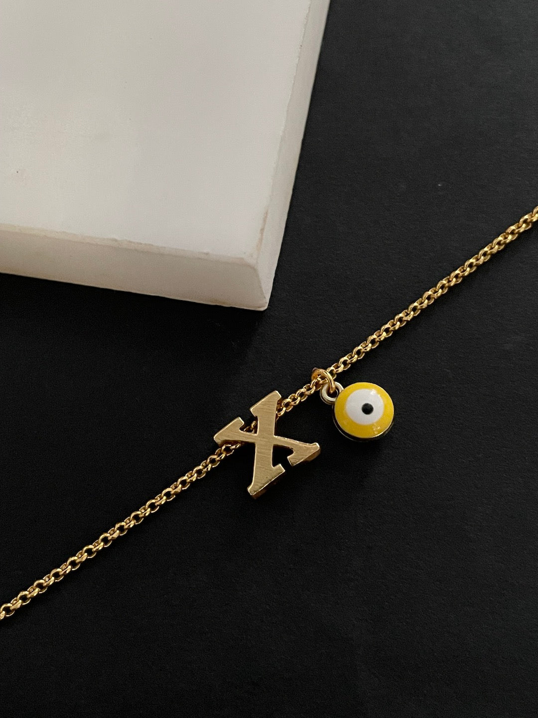 Fragile X Evil Eye Bracelet