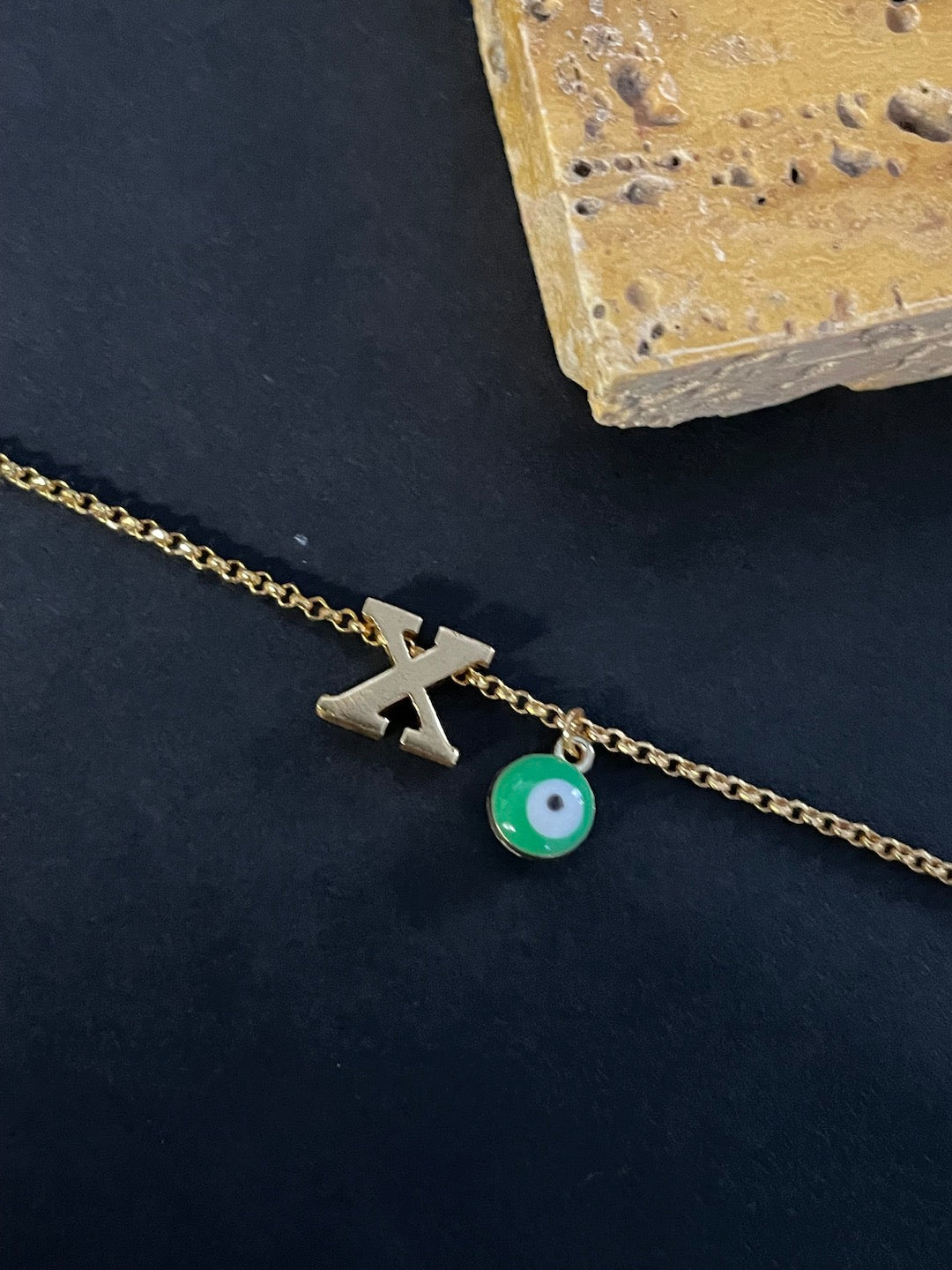 Fragile X Evil Eye Bracelet