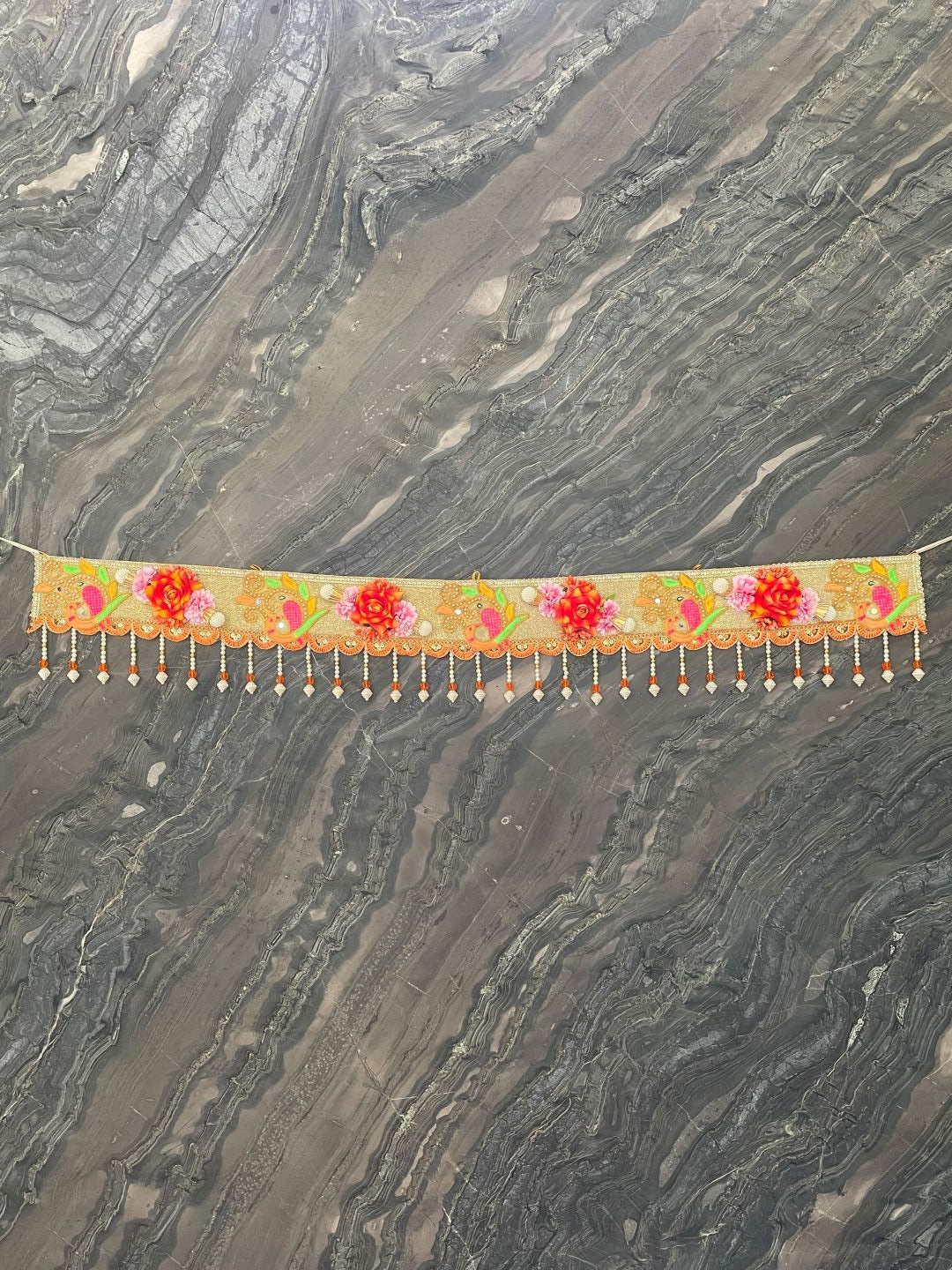 Peacock & Flower Toran For Door Hangings Diwali Decoration