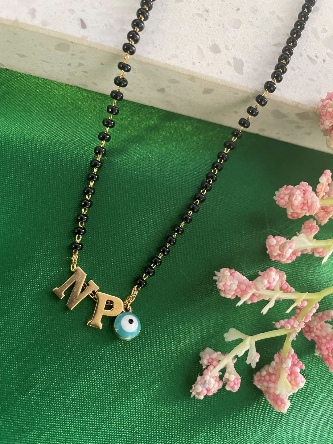2 Letter Nazariya Mangalsutra with Evil Eye