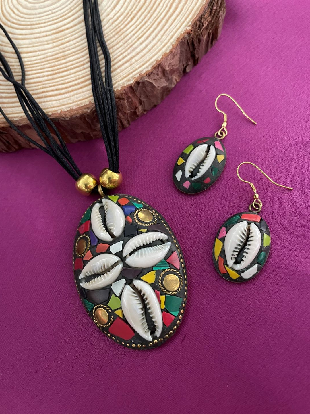 Navratri Rajastani Necklace Set with Earring for Girls Women Garba Dandiya Antique Multi Color Banjara Costume Fashion Afghani Tribal Imitation Silver Oxidized Designer Jewelry