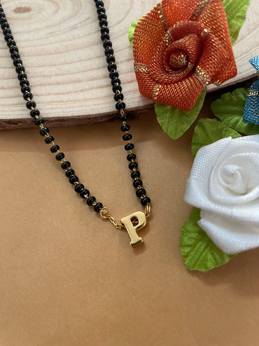 A-Z Letter Short Mangalsutra Designs (18 Inches)