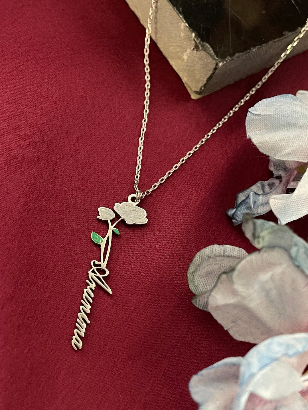 24k gold deals name pendant