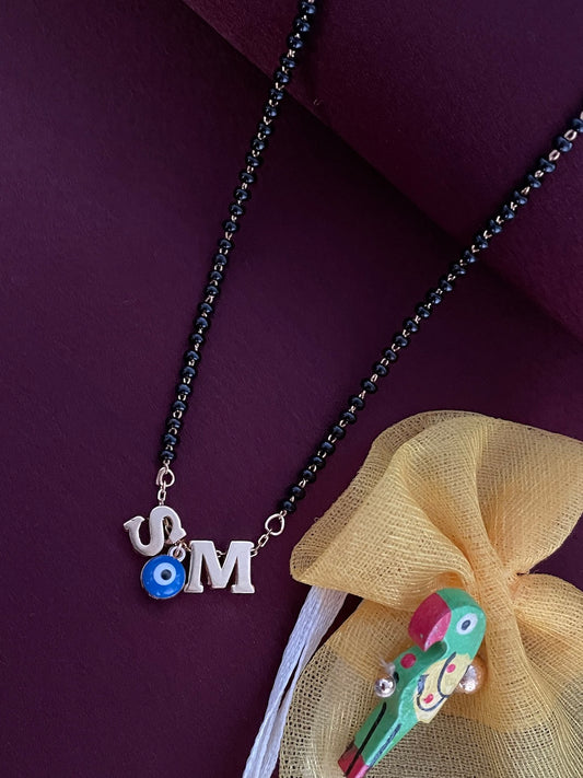 2 Letter Nazariya Mangalsutra with Evil Eye