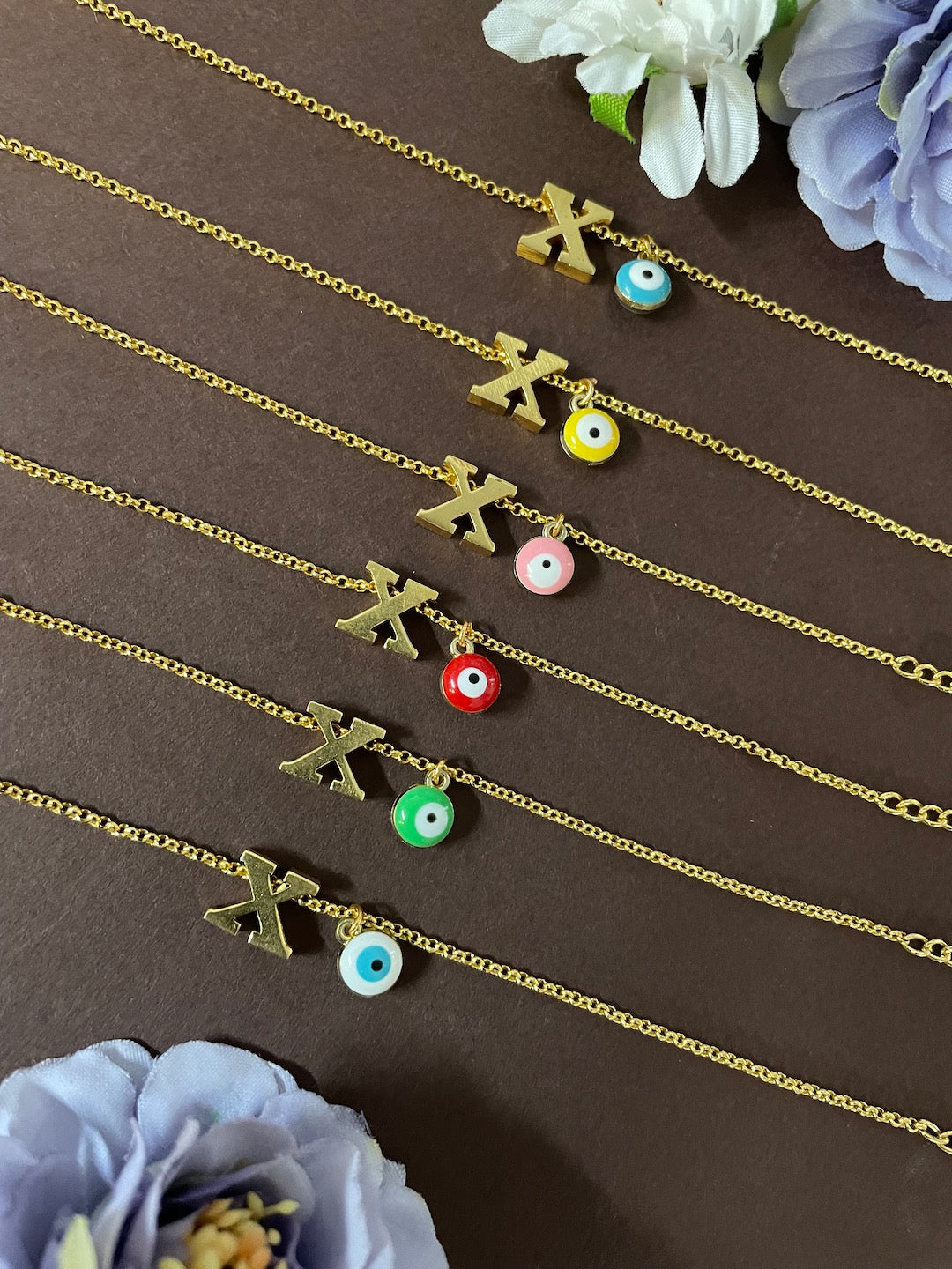 Fragile X Evil Eye Bracelet