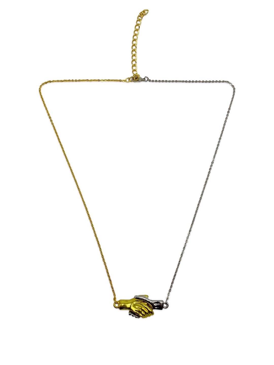Silver/Gold Plated Hand Holding Magnet Necklace