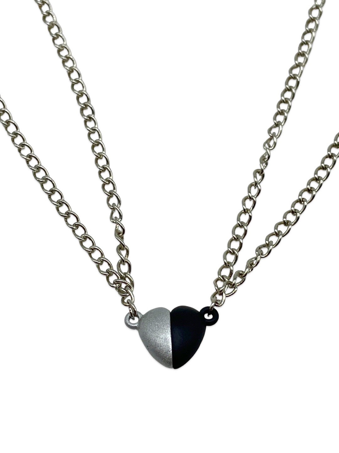 (Set of 2) Heart Hand Holding Magnet Bracelets