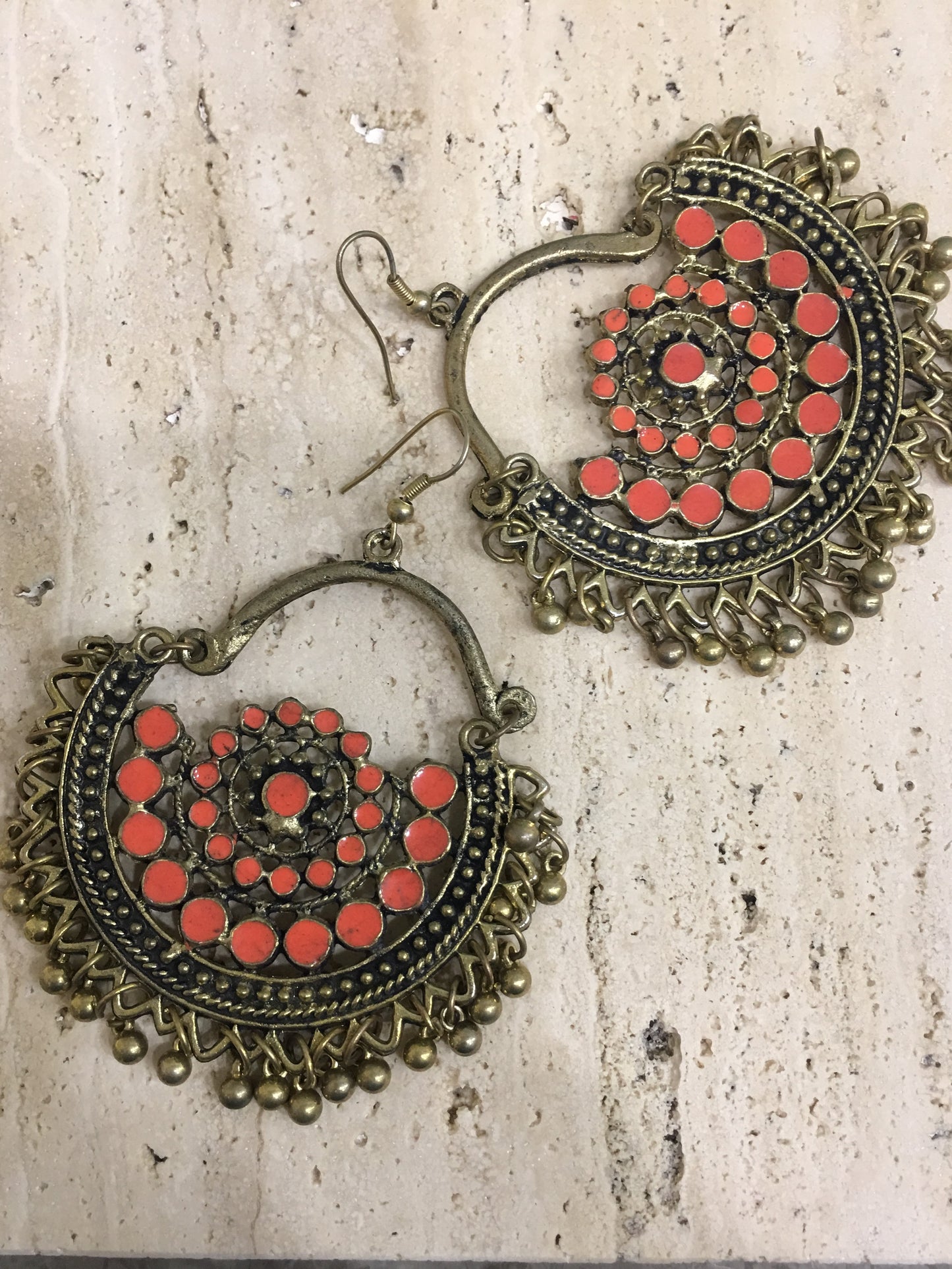 Beautiful Gold Plated Jingling Chand bali Earring for Women