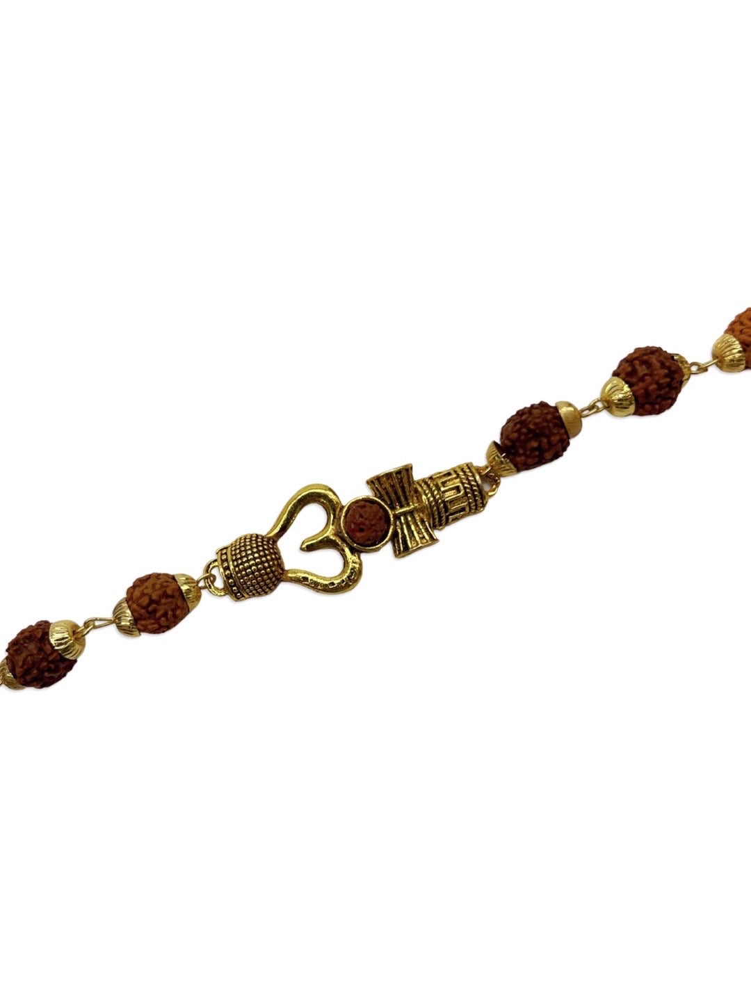 gold Rakhi bracelet for brother