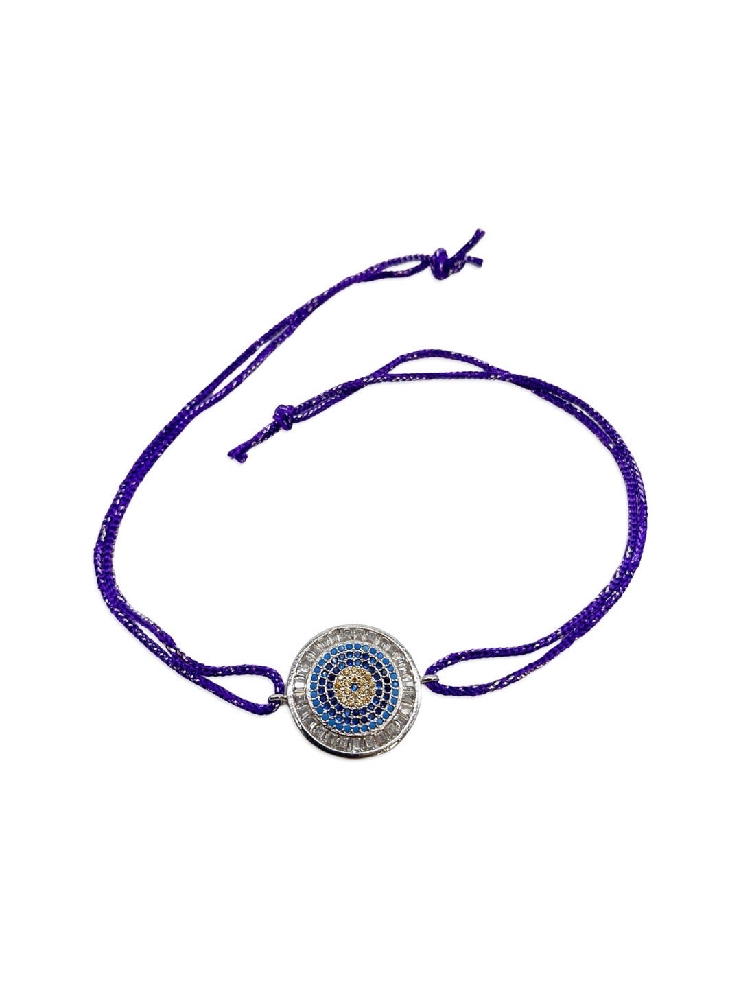 silver Evil Eye bracelet