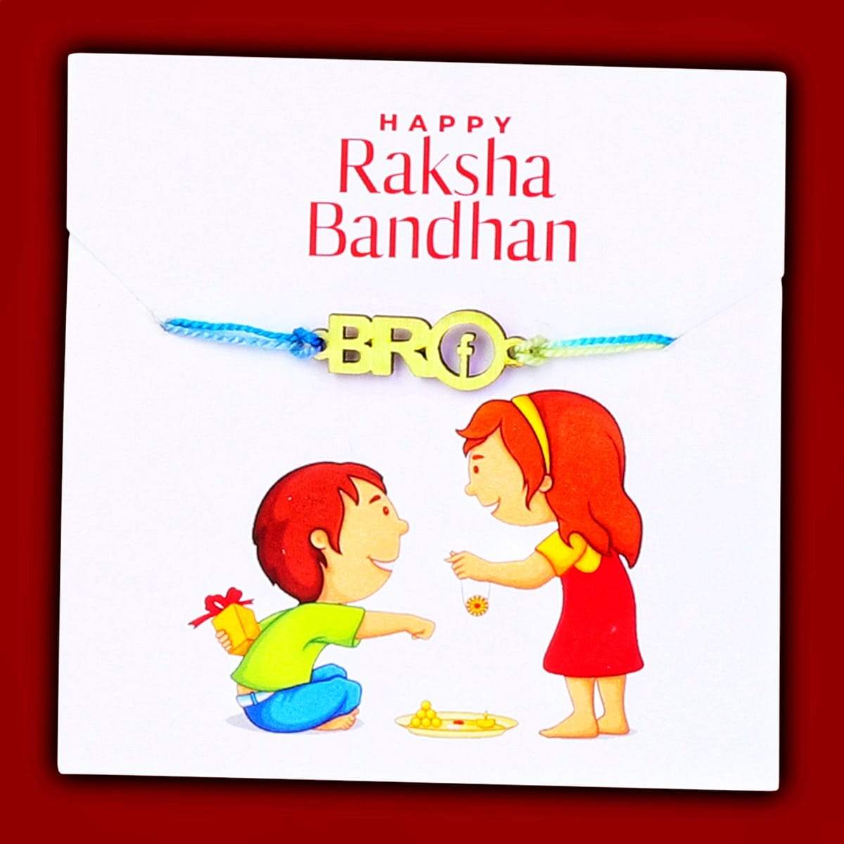 Digital Dress Room Designer Fancy Rakhi Set for Men Social Media Influencer Facebook Wala Bhai Bhaiya Bhabhi Kids | Rakhi Bracelet Gift for Brother