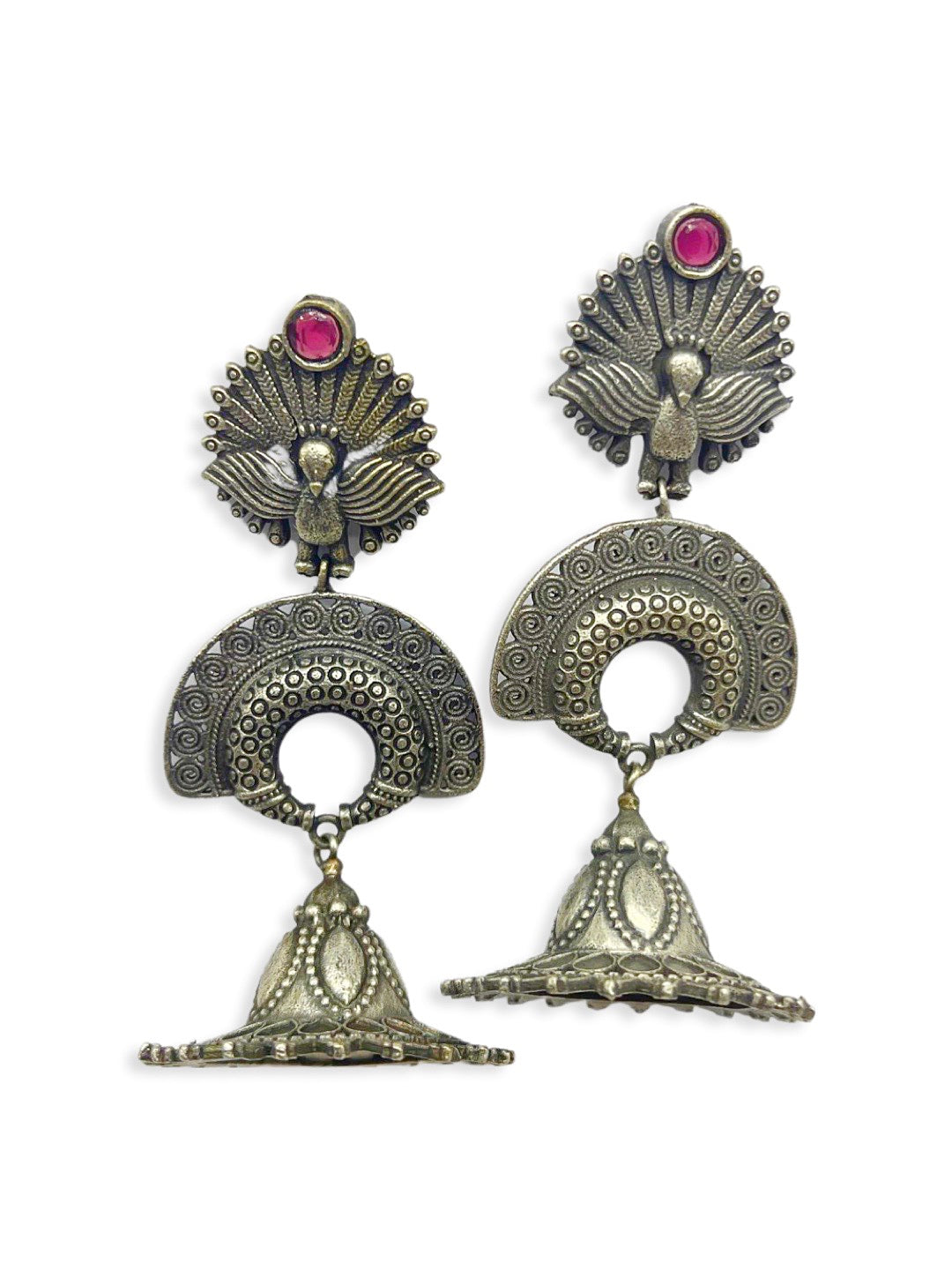 Silver earrings