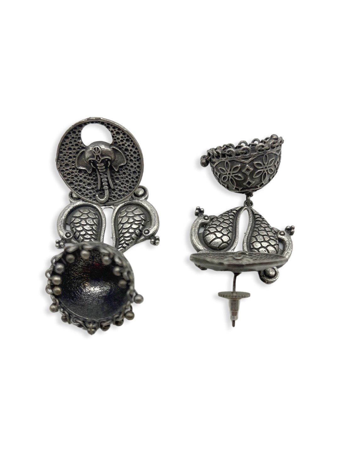 Oxidized earrings