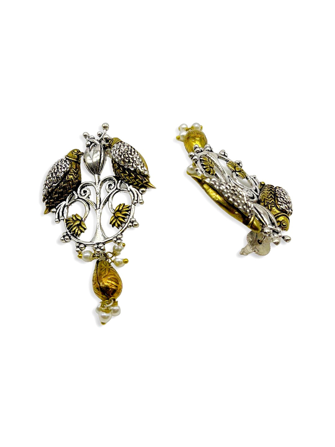 Oxidized earrings