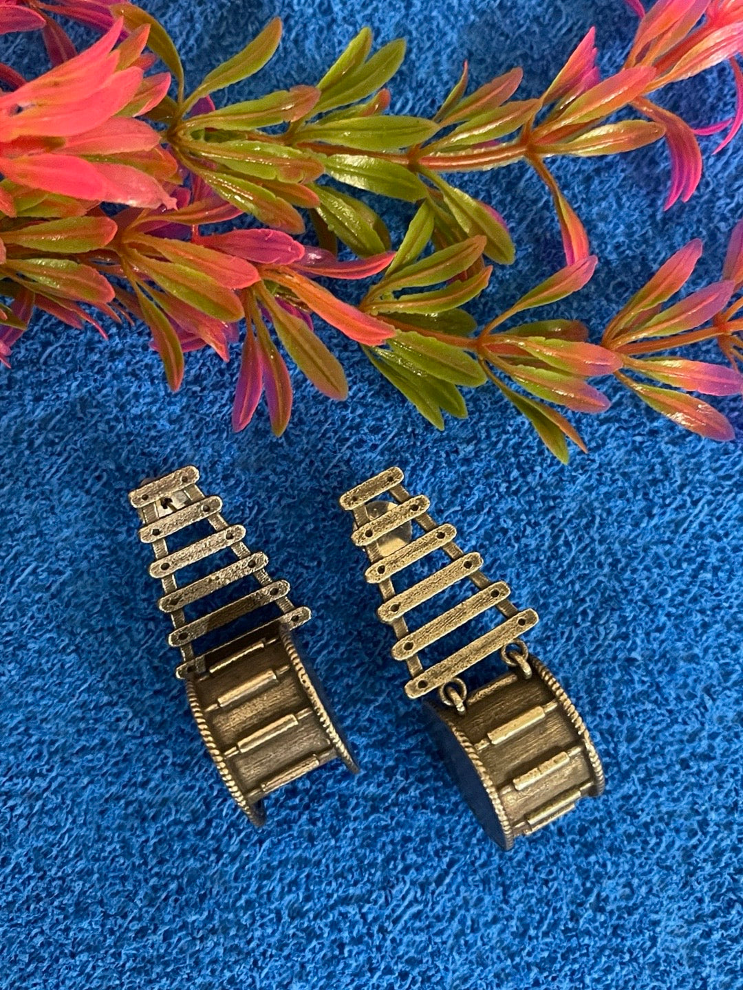 German Silver Oxidized Earrings