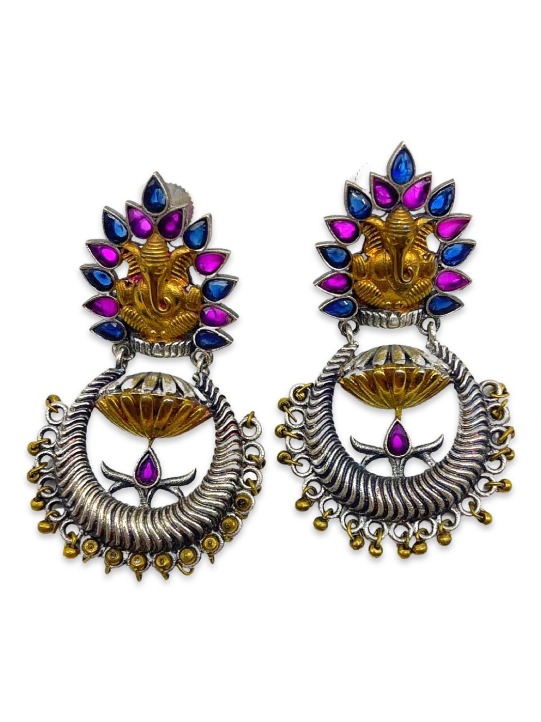 Silver earrings