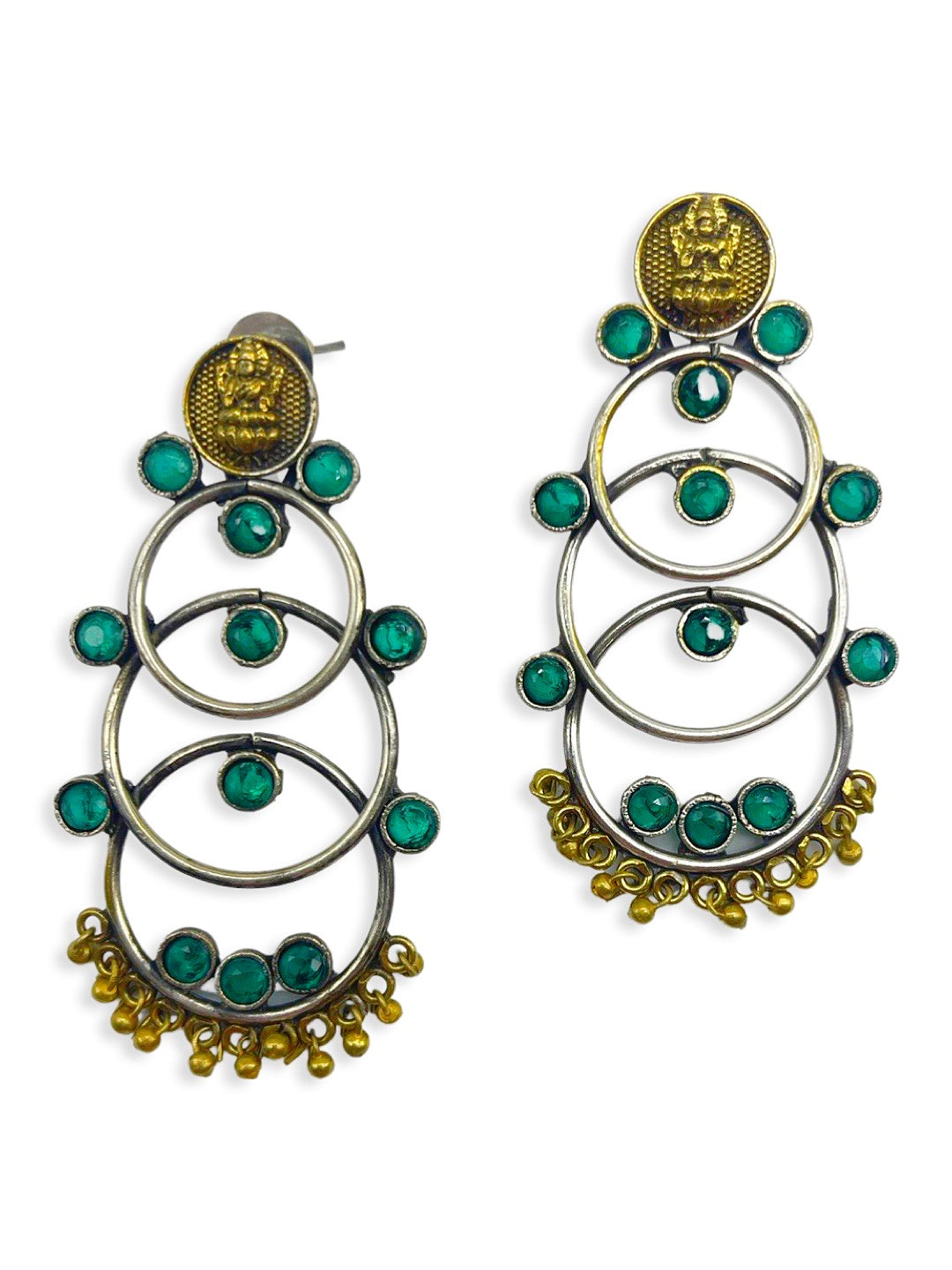 Silver earrings