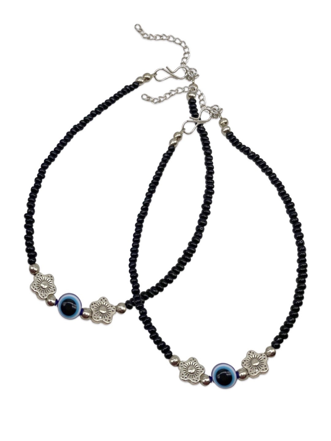 Floral Evil Eye Nazariya Payal/Anklet