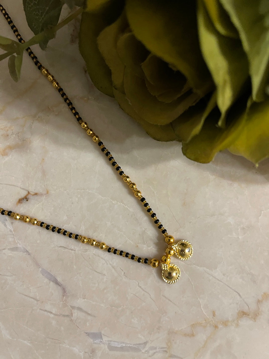 short gold mangalsutra designs latest