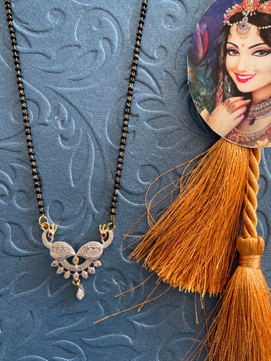 fancy short mangalsutra designs