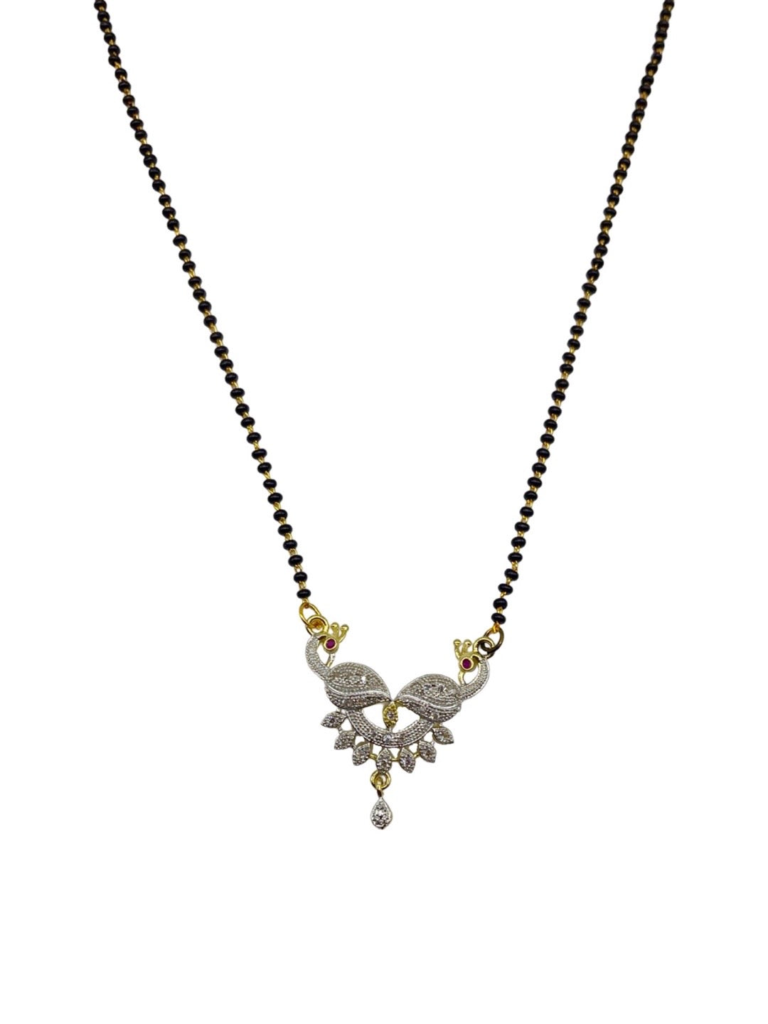 peacock pendant mangalsutra