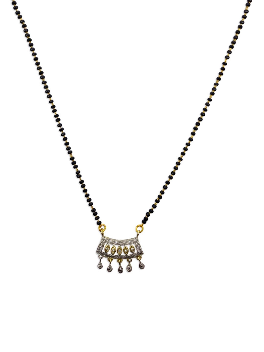 american diamond mangalsutra