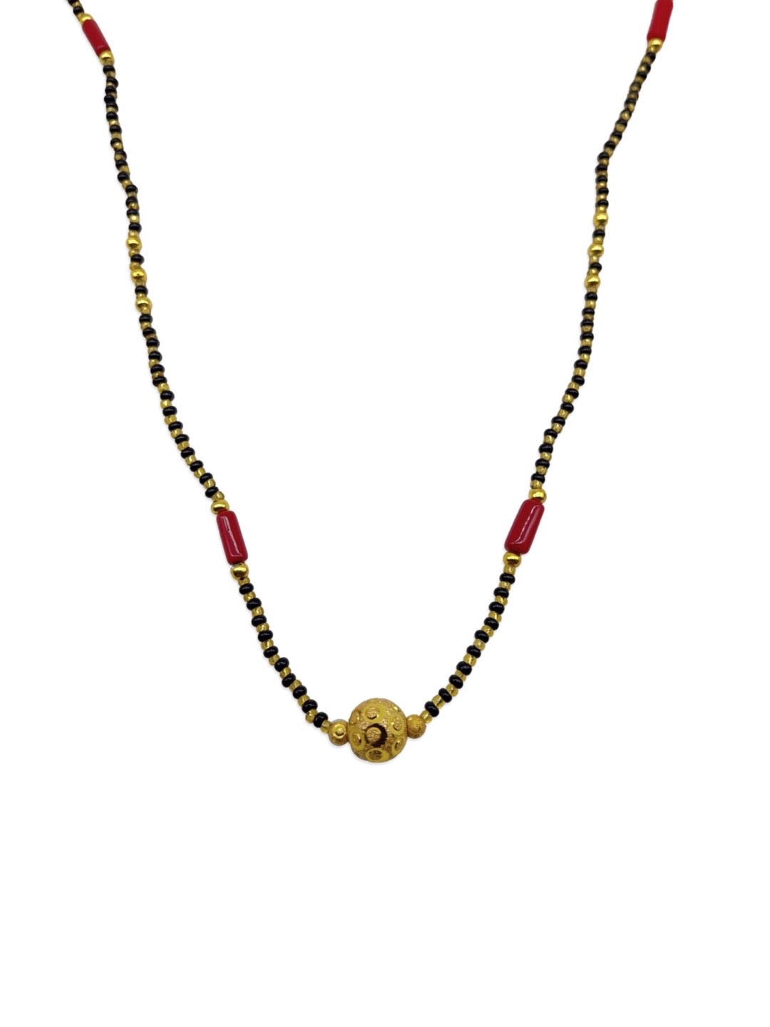 black beads chain