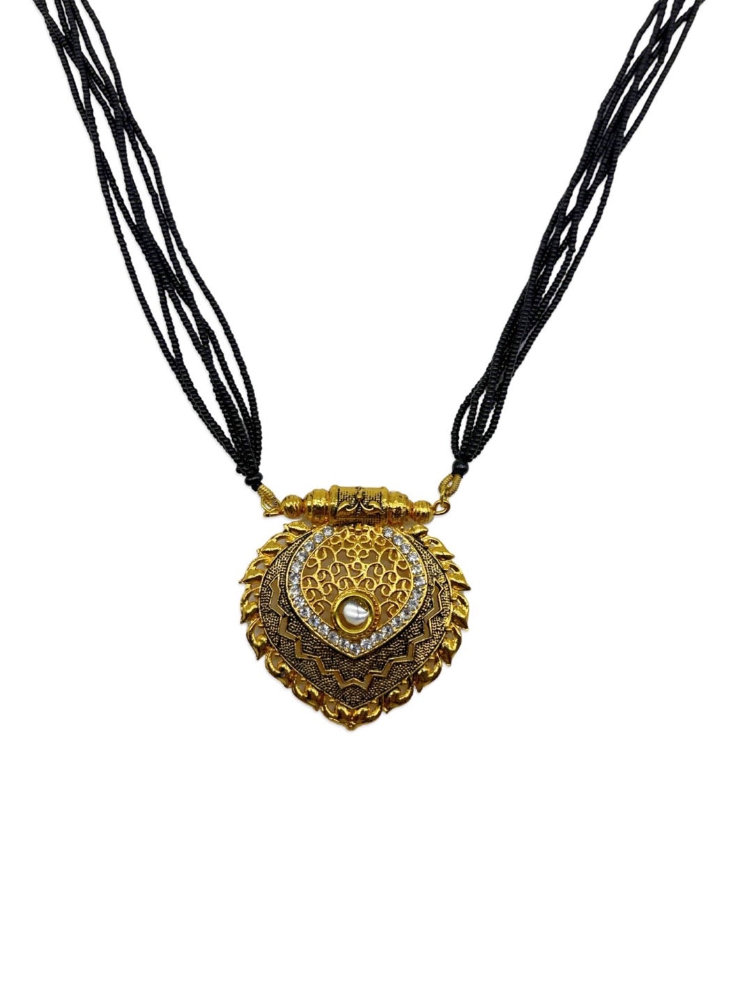 black beads chain