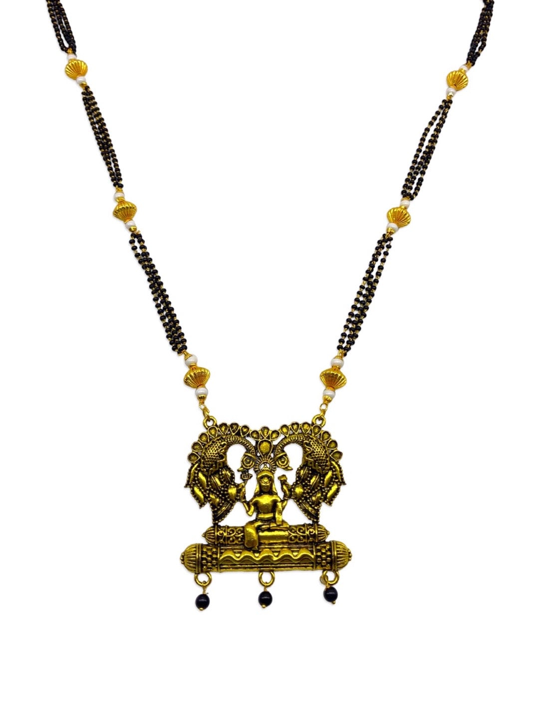 peacock pendant mangalsutra