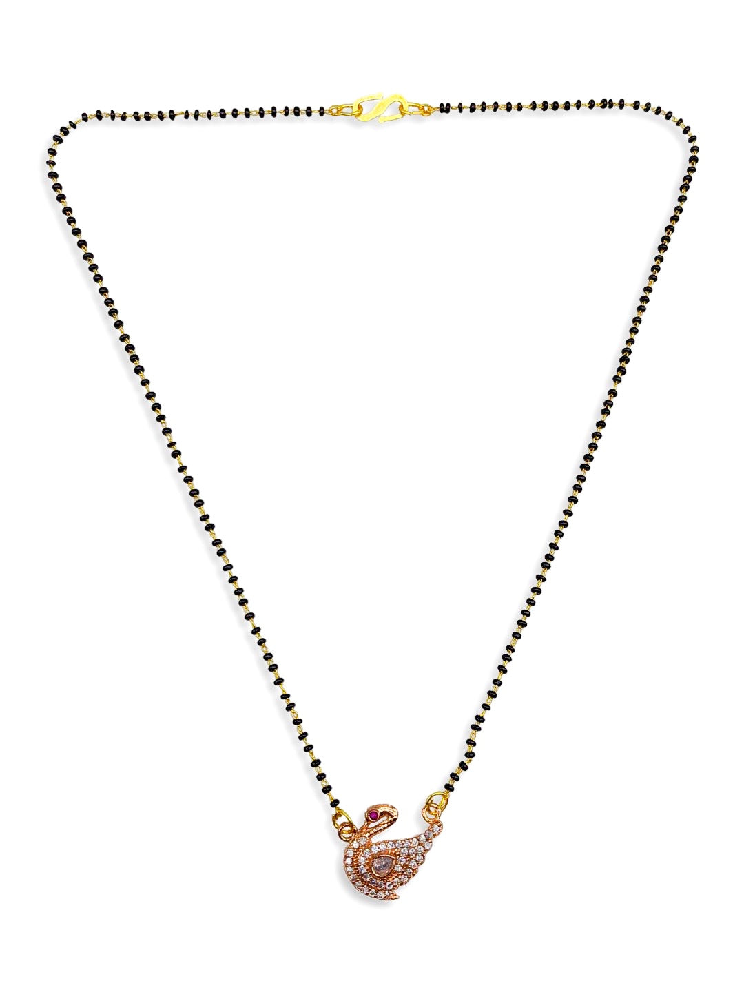 Diamond Mangalsutra Swan designs