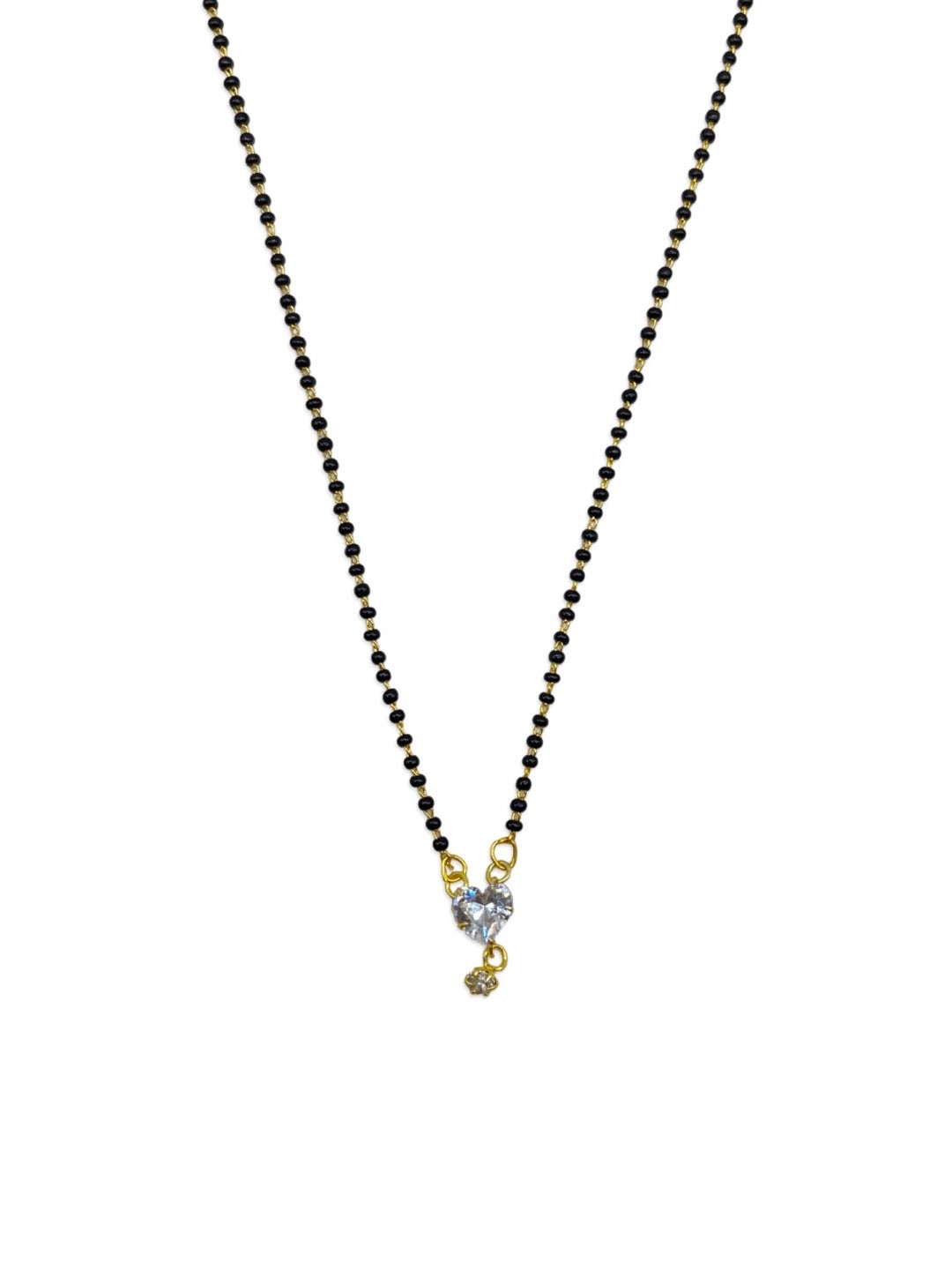 heart shape pendant mangalsutra