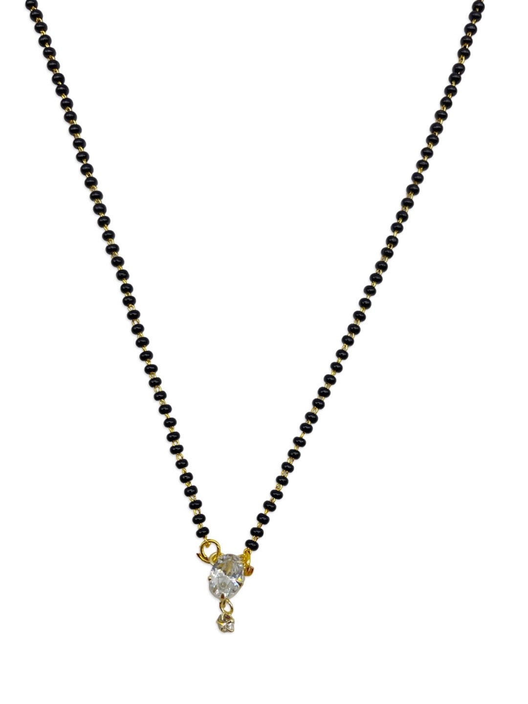 american diamond mangalsutra