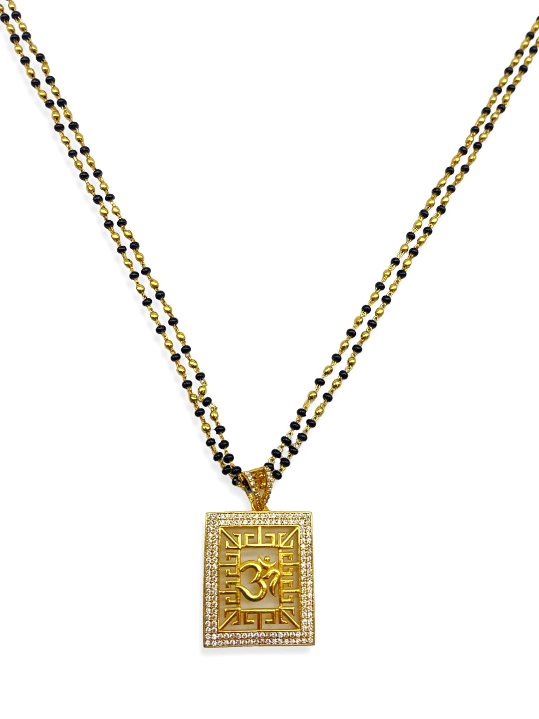 american diamond mangalsutra designs